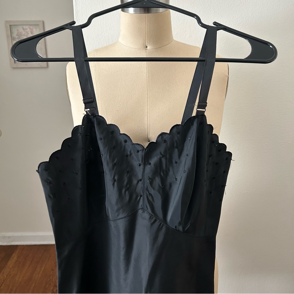 1954 Black Barbizon Tafredda Slip